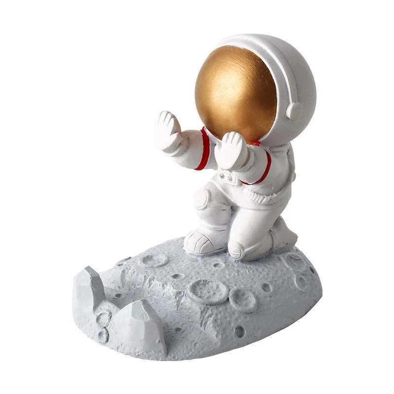 Popular Home Furnishings Astronaut Hand Made Mobile Phone IPad Flat Base Bracket